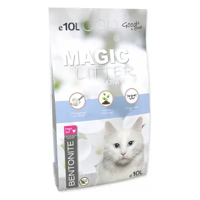 Podestýlka Magic Litter Bentonite Ultra White 10L