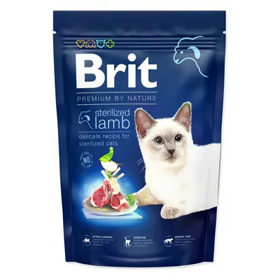 Krmivo Brit Premium by Nature Cat Sterilized Lamb 1,5kg