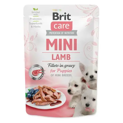 Kapsička Brit Care Mini jehně, filety v omáčce 85g