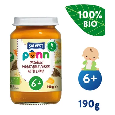 SALVEST Ponn BIO Jehněčí maso se zeleninovým pyré (190 g)