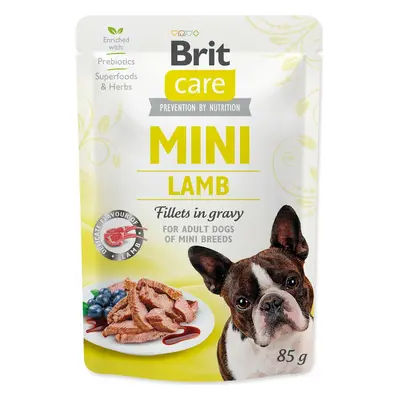 Kapsička Brit Care Mini jehně, filety v omáčce 85g