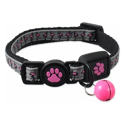 Obojek Active Cat Reflective XS růžový 1x19-31cm