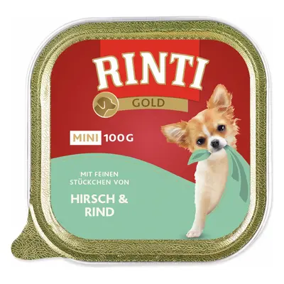 Vanička Rinti Gold Adult Mini jelen a hovězí 100g