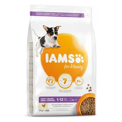 IAMS Dog Puppy Small & Medium Chicken 3kg