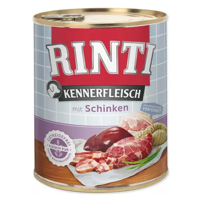 Konzerva Rinti Kennerfleisch Adult šunka 800g