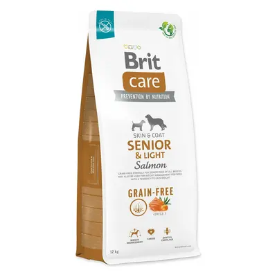 Krmivo Brit Care Dog Grain-free senior & Light Salmon 12kg