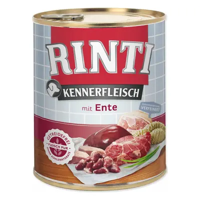 Konzerva Rinti Kennerfleisch Adult kachní srdce 800g