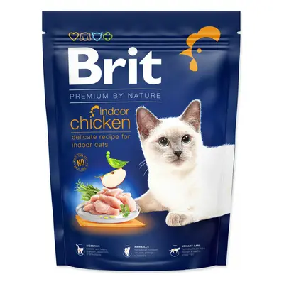 Krmivo Brit Premium by Nature Cat Indoor Chicken 300g