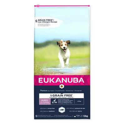 EUK Puppy & Junior Small & Medium Grain Free OF 12kg