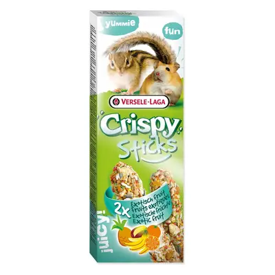 Tyčinka Versele-Laga Crispy křeček a veverka, s exotickým ovocem 110g 2ks