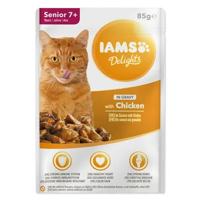 Kapsička IAMS SENIOR - kuře v omáčce 85g