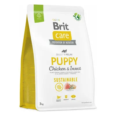 Krmivo Brit Care Dog Sustainable Puppy Chicken & Insoct 3kg