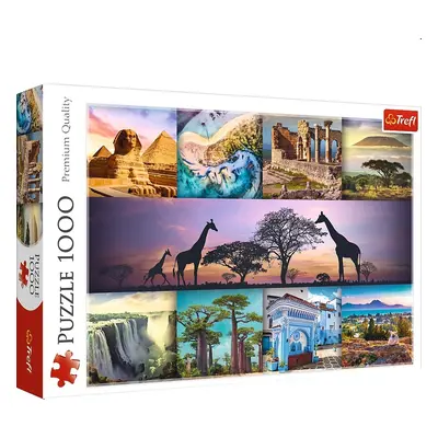 Trefl Puzzle 1000 - Koláž - Afrika