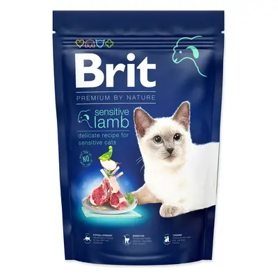 Krmivo Brit Premium by Nature Cat sensitive Lamb 1,5kg