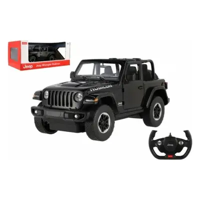 Auto RC Jeep Wrangler Rubicon RASTAR černý plast 29cm 2,4GHz na dálk. ovl. na bat.