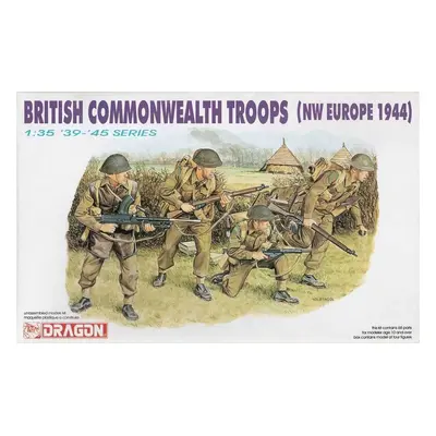 Model Kit figurky 6055 - BRITISH COMMONWEALTH TROOPS (NW EUROPE 1944) (1:35)