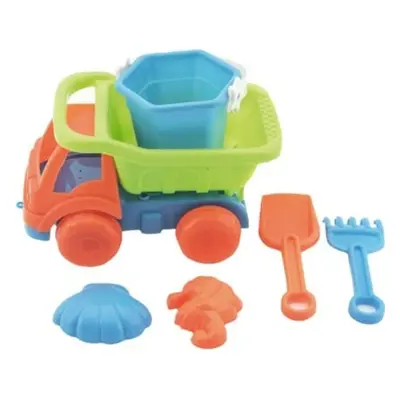 Auto do písku s doplňky plast 16cm 2 barvy