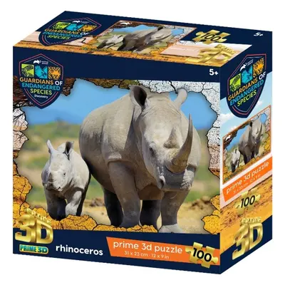 PRIME 3D PUZZLE - GES Nosorožec 100 dílků