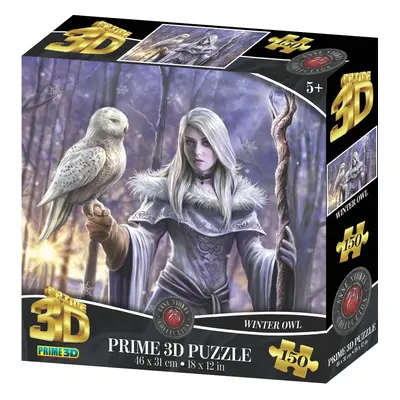 PRIME 3D PUZZLE - Zimní sova 150 dílků