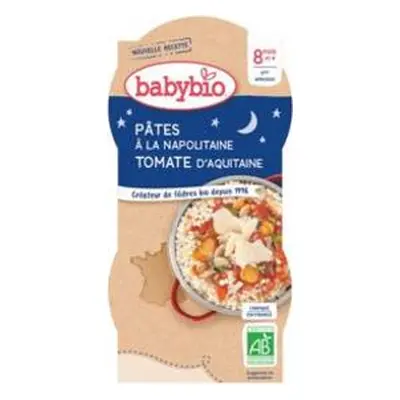 BABYBIO Večerní menu Neapolské těstoviny (2x 200 g)