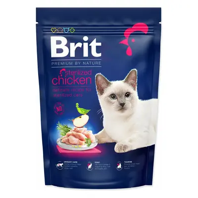 Krmivo Brit Premium by Nature Cat Sterilized Chicken 800g