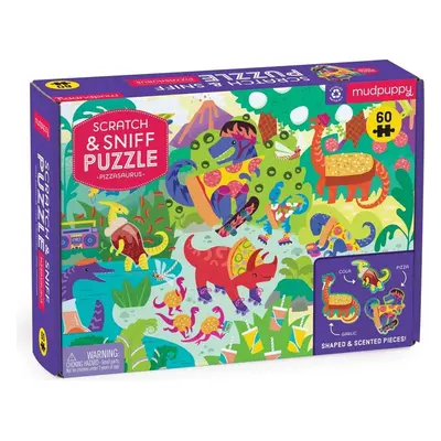 Mudpuppy Mudpuppy Puzzle Pizzasaurus 60 dílny s vůní