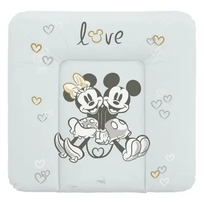 CEBA Podložka přebalovací měkká na komodu 75x72 Disney Minnie & Mickey Grey