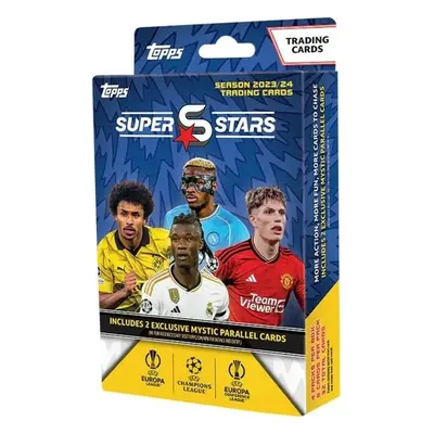 Topps UEFA Champions League Super Stars 2023/24 Obchodní karty Hanger Pack