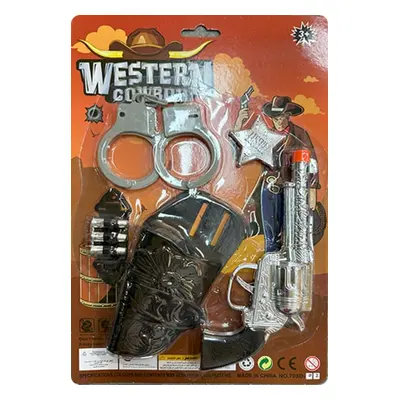 Western set - kolt s pouzdrem a doplňky 5ks