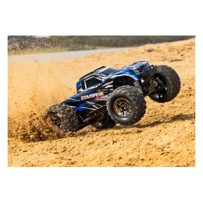 Traxxas Stampede 1:10 4x4 VXL RTR modrý