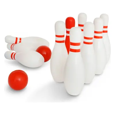 BS Toys Bowling - červená a bílá