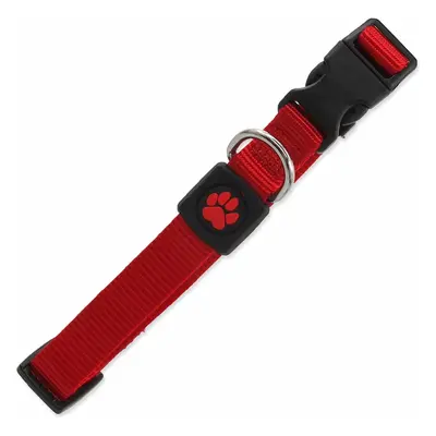 Obojek Active Dog Premium M červený 2x34-49cm