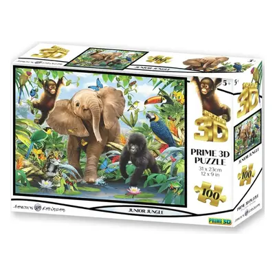 PRIME 3D PUZZLE - Junior Jungle 100 ks