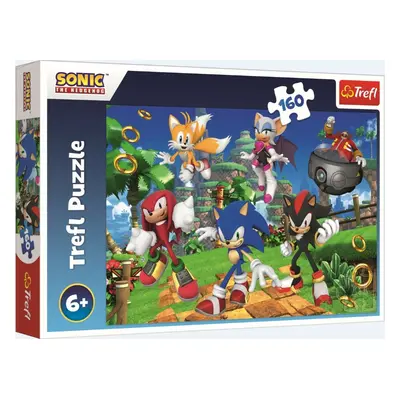 Trefl Puzzle 160 dílků - Sonic a přátelé/Sonic The Hedgehog