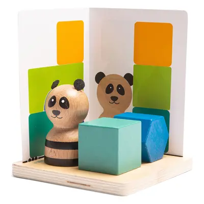 BS Toys Logické puzzle - Panda