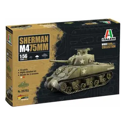 Model Kit tank 25751 - M4 Sherman 75mm (1:56)