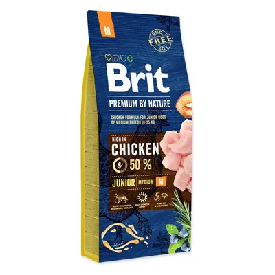 Krmivo Brit Premium by Nature Junior M 15kg