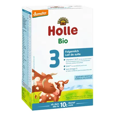 HOLLE Mléko bio pokračovací 3,10m+ 600 g