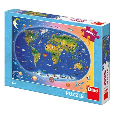 Dino Dětská mapa 300 XL Puzzle