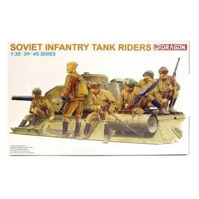 Model Kit figurky 6197 - SOVIET INFANTRY TANK RIDERS (1:35)