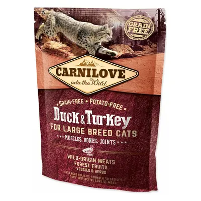 Krmivo Carnilove Large Breed Cats Muscles, Bones, Joints Duck & Turkey 0,4kg