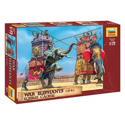 Wargames (AOB) figurky 8011 - War Elephants III-II BC (1:72)