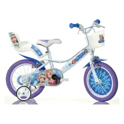 DINO Bikes - Dětské kolo 14" Snow queen 2022