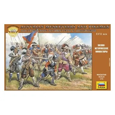 Wargames (AOB) figurky 8061 - Austrian Musketers and Pikeman (1:72)