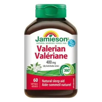 Jamieson Valeriána 400mg 60 kapslí