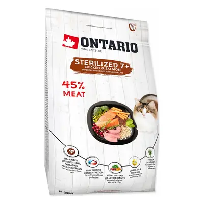 Krmivo Ontario Cat Sterilised 7+2kg