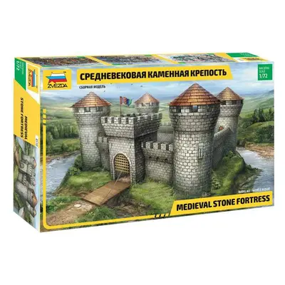 Model Kit diorama 8510 - Středověká kamenná pevnost (RR) (1:72)