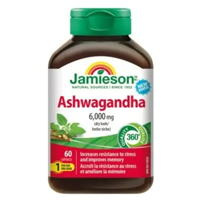 Jamieson Ashwagandha 60 kapslí