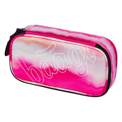 BAAGL Školní peračník etui Skate Pink Stripes