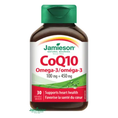 Jamieson Koenzym Q10 s Omega-3 30 tablet